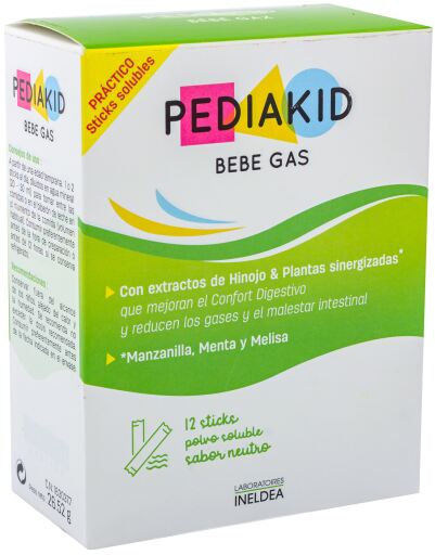 Pediakid Baby Gas 12 stickor