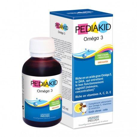 Pediakid Oméga 3 Sirap med 125 ml