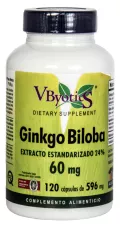 Ginkgo Biloba 60 mg 120 kapslar