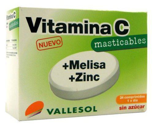 Vitamin C Melisa Zink 24 Comp Tuggbar