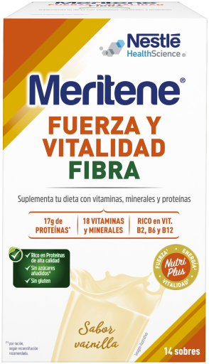 Meritene Vaniljfiber 14x35 gr