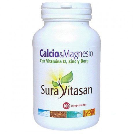 Kalcium och magnesium + vitamin D + zink + bor 100 kapslar