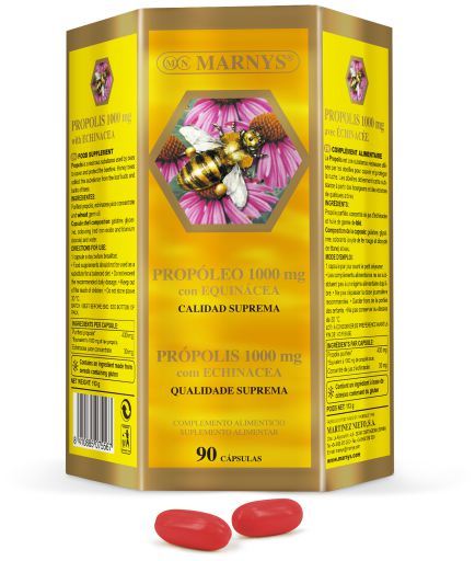 Propolis 1000 mg + echinacea 90 kapslar x 1000 mg