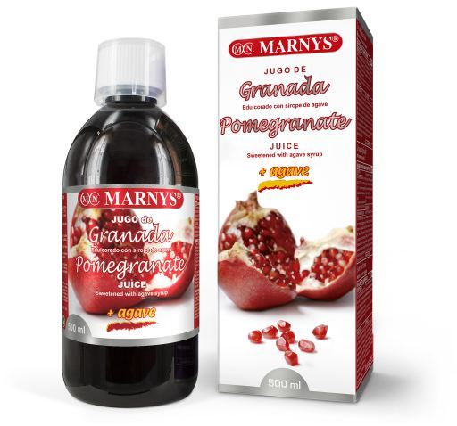 Granatäpplejuice med agavesirap 500 ml