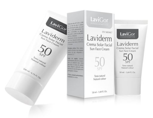 Laviderm SPF 50 Facial Solar Cream Tube på 50 ml