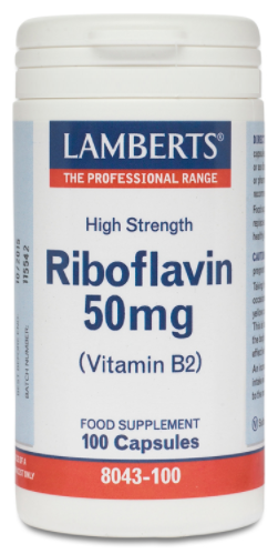 Riboflavin 100 kapslar 50 mg