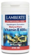 Naturligt vitamin E 400 IE 180 kapslar