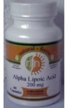 Alpha Lipoic Acid 200 mg 60 kapslar