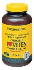 C-vitamin-Lovites-tillägg 500 mg - 90 tuggbara tabletter