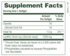 Sojalecitin 1200 mg - 90 mjuka kapslar