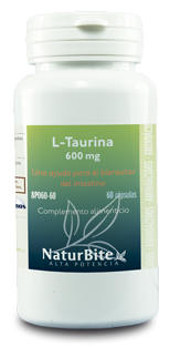 L-taurin 600 mg. 60 Kap.