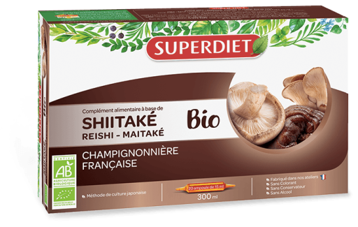 Shitake-Maitake-Reishi Organic 20 ampuller