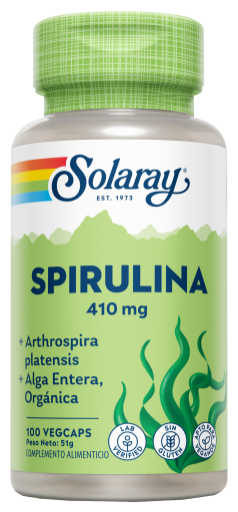 Spirulina 410 mg 100 grönsakskapslar