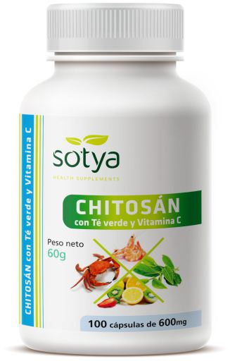 Chitosan grönt te och C-vitamin Capsules