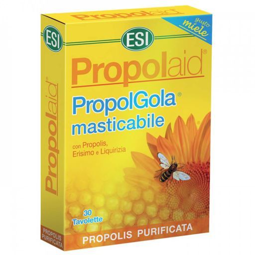 Propolaid propolgola honungssmak 30 kapslar.