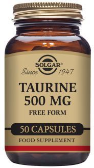 Taurin 500 mg 50 kapslar