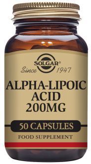 Alpha Lipoic Acid 200 mg 50 Vegetabiliska kapslar