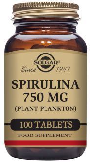 Spirulina 750 mg 100 tabletter