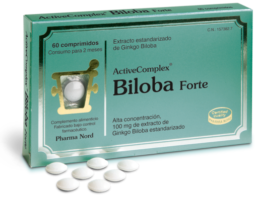 Active Complex Biloba Forte 60 tabletter.