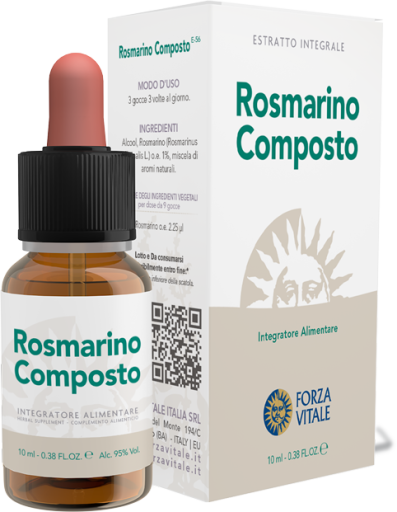 Sammansatt Rosmarin Bly Spagyric Metal 10 ml