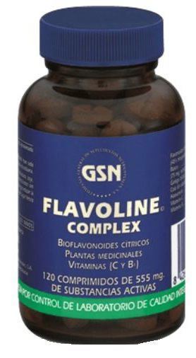 Flavoline 120 tabletter. 555 mg