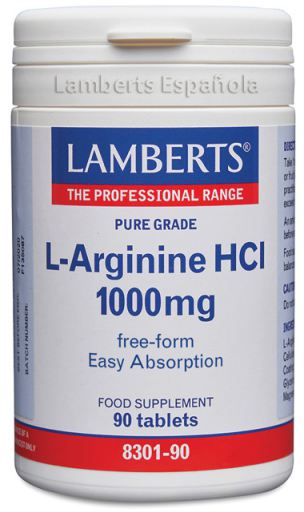 L-Arginine HCl 90 tabletter 1000 mg