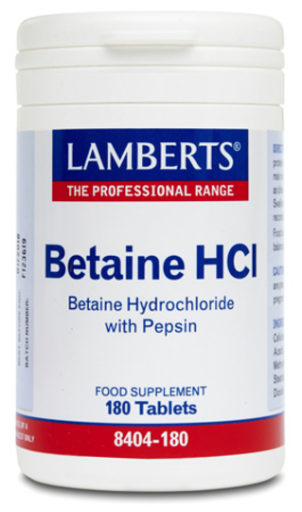 Betain HCl 324 mg/Pepsin 5 mg