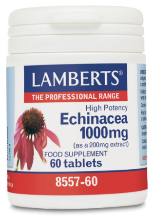 Echinacea 1000 mg plus vit C 40 mg och zink 2,5 mg 60 kapslar