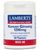 Koreansk Ginseng 1 200 mg 60 kapslar