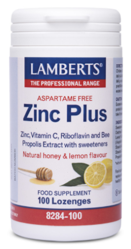 Zink Plus med vit c, propolisextrakt, riboflavin och honung 100 tuggtabletter