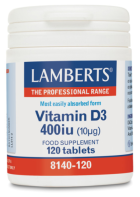 Vitamin D 400Ui som vitamin D3 120 tabletter