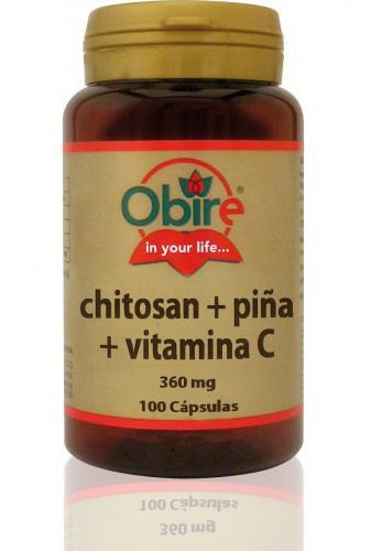 Chitosan + Ananas + Vitamin C 100 kapslar