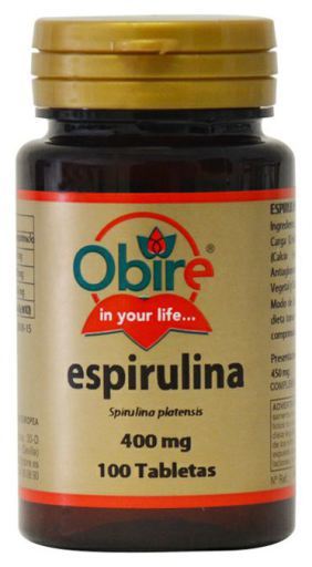 Spirulina 400 mg 100 tabletter