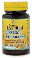 Ginseng med guarana 400 milligram 50 kapslar idealiska för viktkontrolldieter