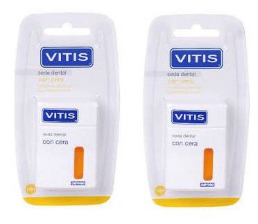 Vitis Waxed Dental Floss 2x50 ml