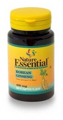 Koreansk ginseng 400 milligram av 50 naturessentiella kapslar