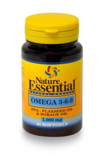 Omega 3-6-9 1000 milligram av 30 naturliga pärlor