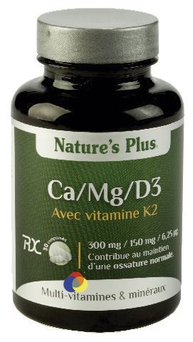 Kalcium, Magnesium och Vitamin D3 + K2 - 30 tabletter