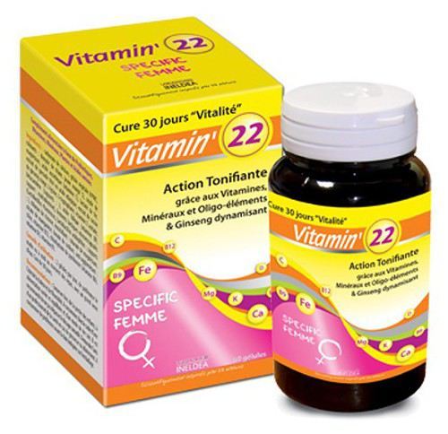 Vitamin 22 Kvinna 60 Kapslar