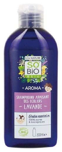 Lavender School Soothing Shampoo &amp; 6 organiska eteriska oljor 200 ml