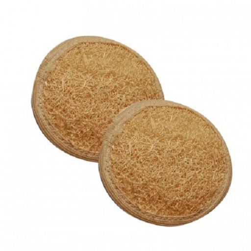 Cotton Loofah Facial Disc 2 enheter