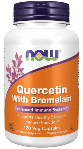 Quercetin med Bromelain 120 kapslar