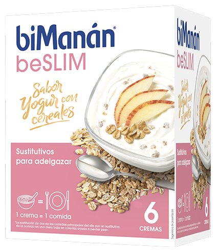 beSlim Yoghurtkräm med flingor 6 kuvert