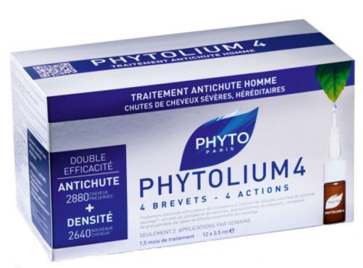 Phytolium 4 Anti-Håravfall Behandling för män 12 x 3,5 ml