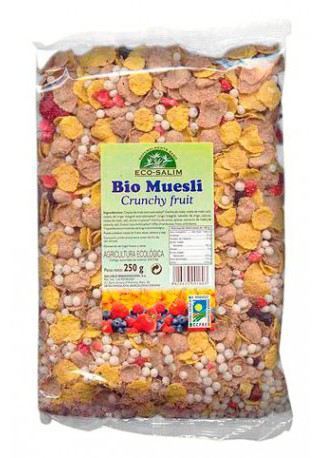 Ekologisk Müsli Crunchy Fruit 250 gr