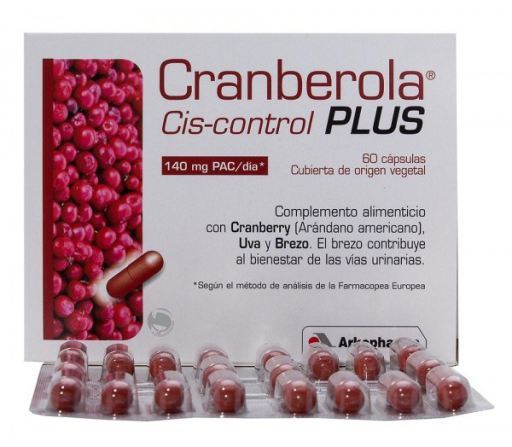 Cranberola Cis Control Plus 140 mg 60 kapslar