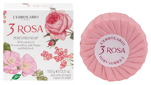 3 Rosa Tvål 100 gr