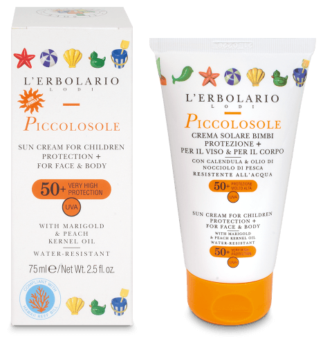 Piccolosole barnsolkräm SPF 50+ 75 ml