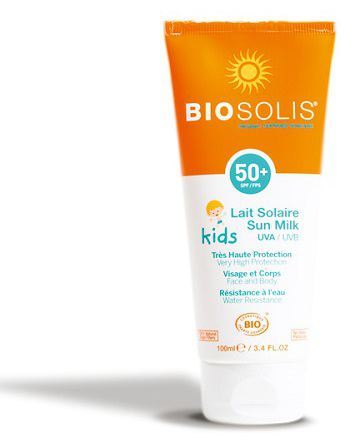 Ansikts- och kroppssolmjölk för barn Spf50 100 ml.