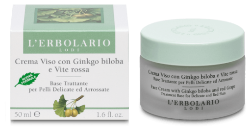 Ansiktskräm med Ginkgo Biloba och röd druva 50 ml